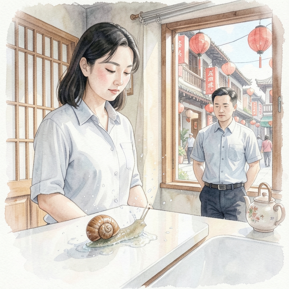 盐会从蜗牛体内抽出水分，导致脱水。