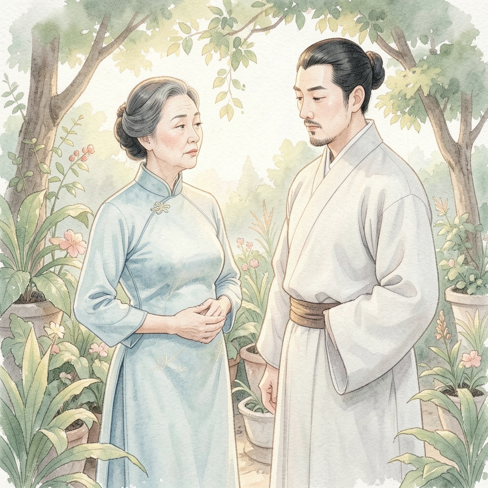 通过镜子观察呼吸