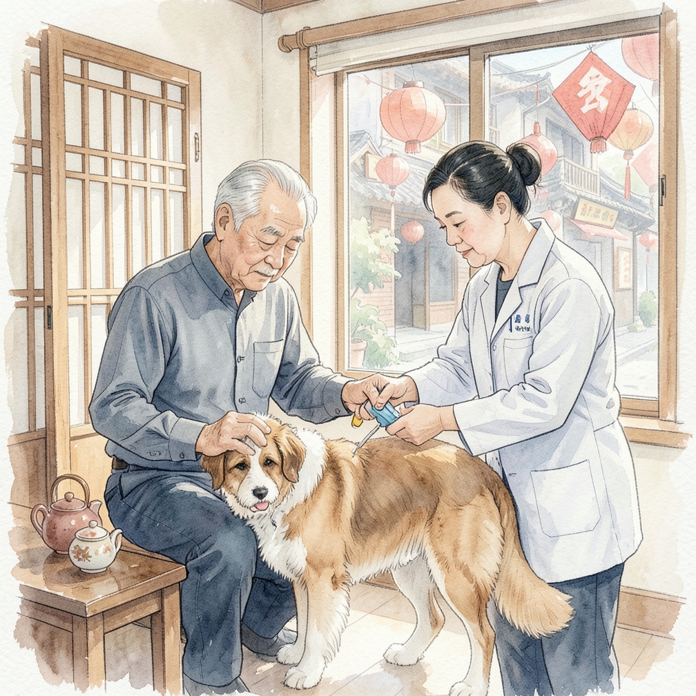 咨询兽医确保狗狗健康