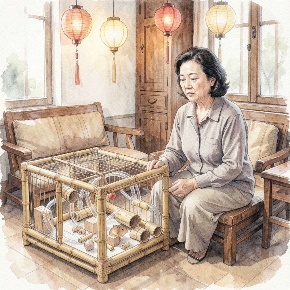 布置适合仓鼠的活动空间
