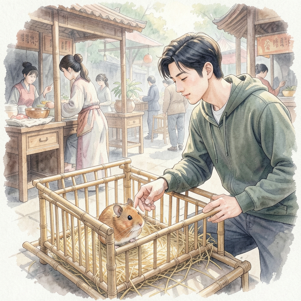 尝试让仓鼠接触你的手