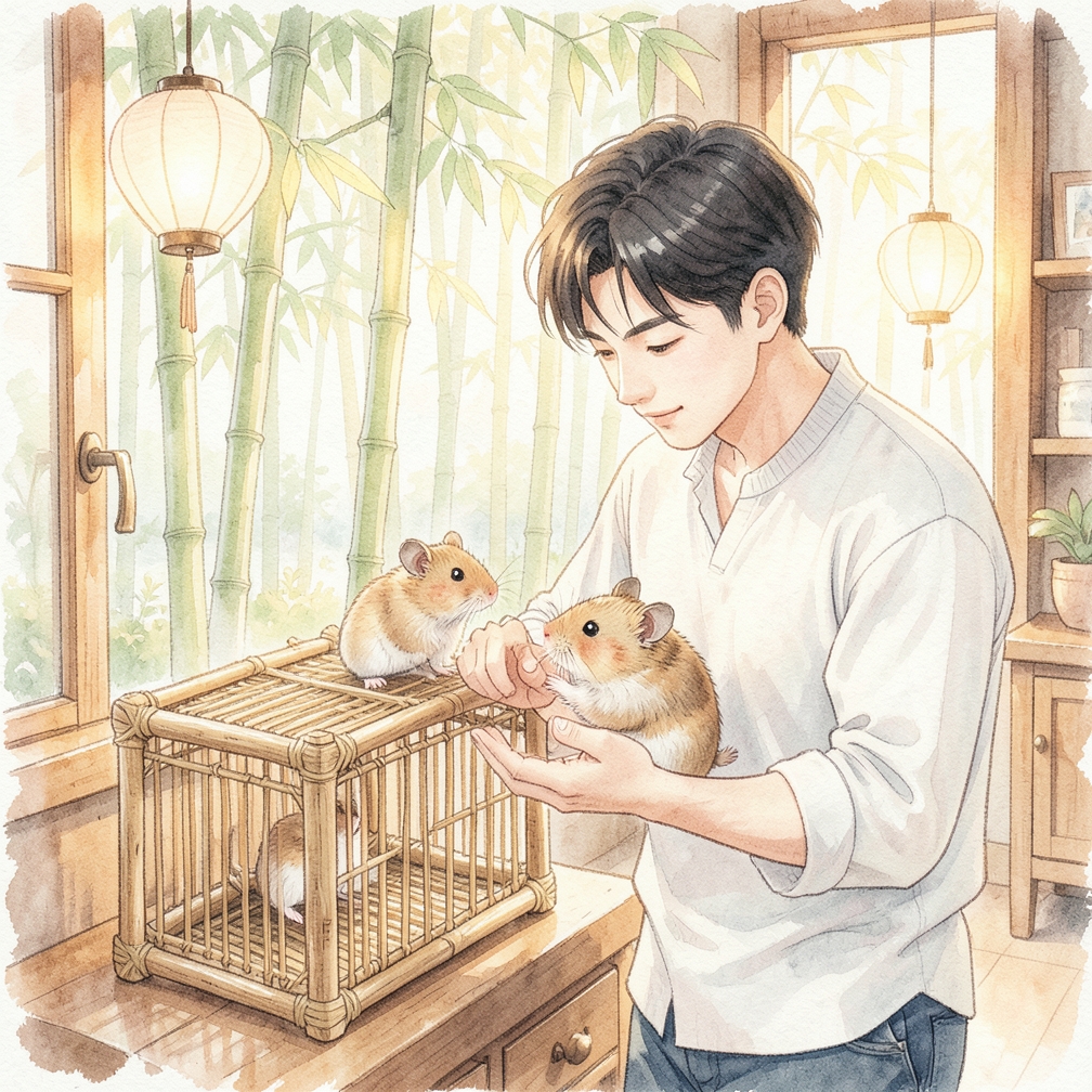 观察仓鼠的身体语言