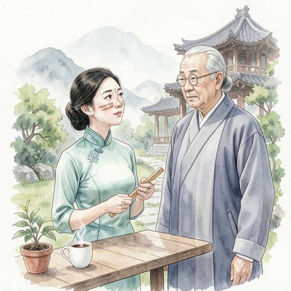 在鼻子上画三条线