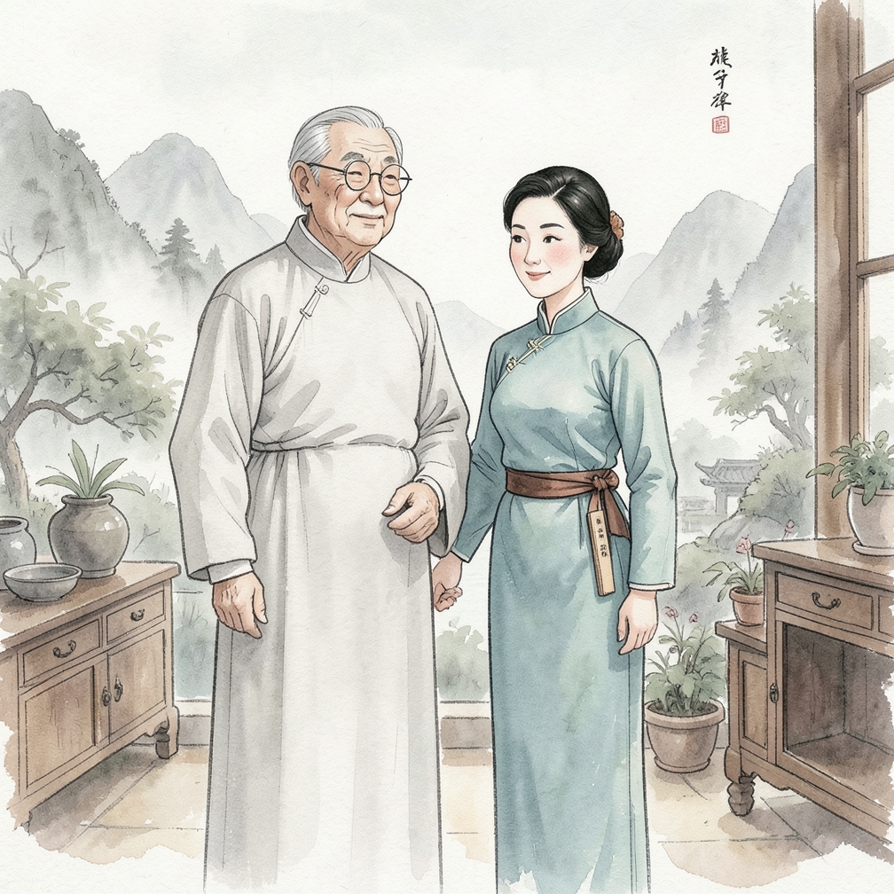 用深色遮瑕膏或阴影画两条平行线