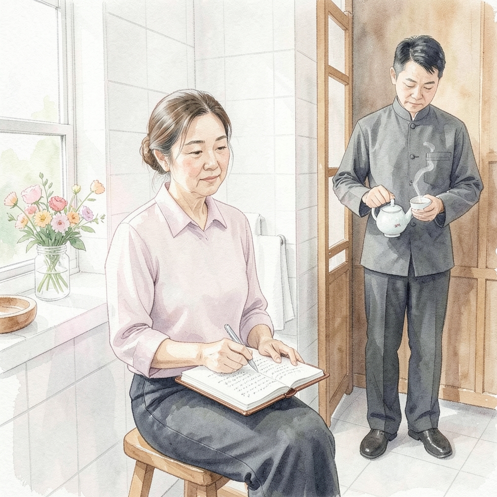找一个安静、平静的空间。 — 2