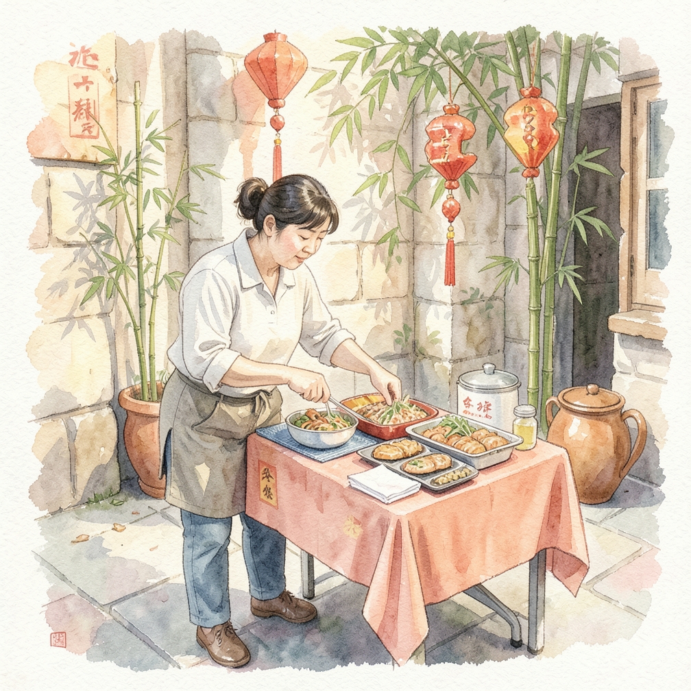 协调桌布、桌布条、餐巾和垫子