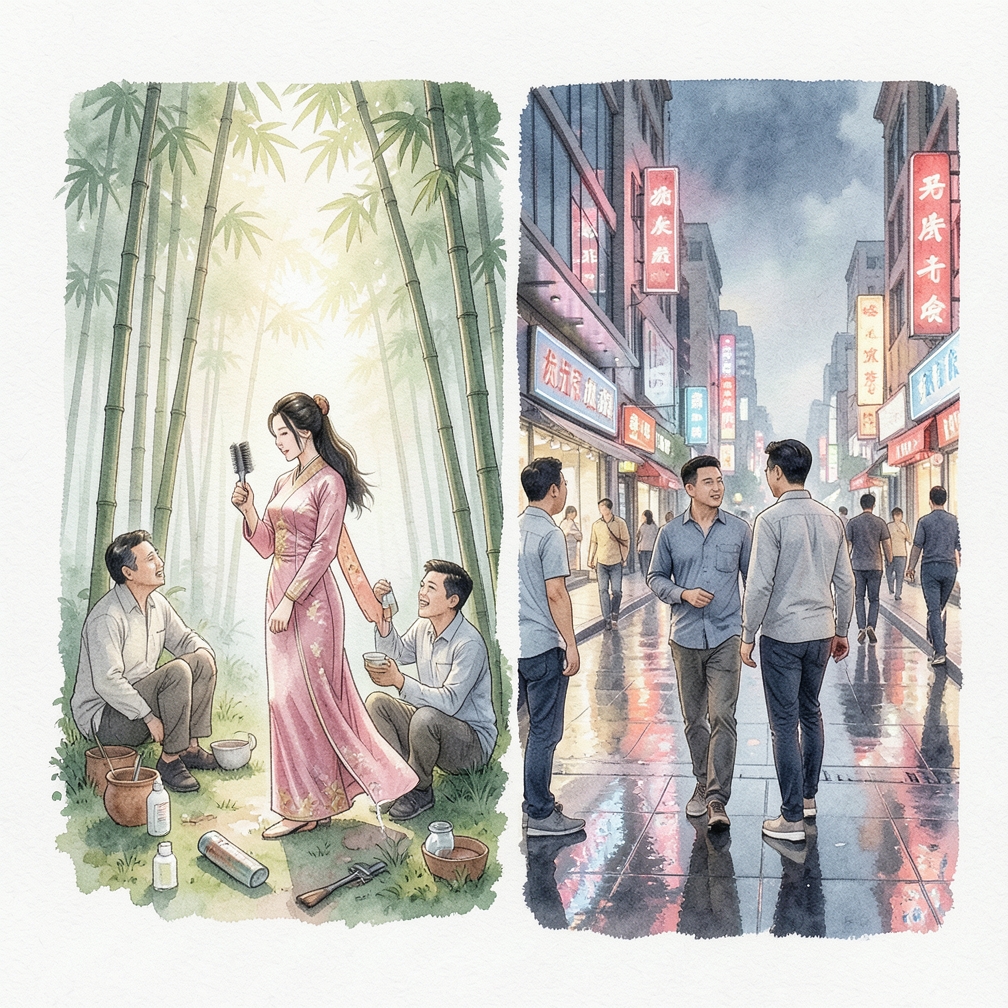 輕柔地將膠帶從頭髮上移除