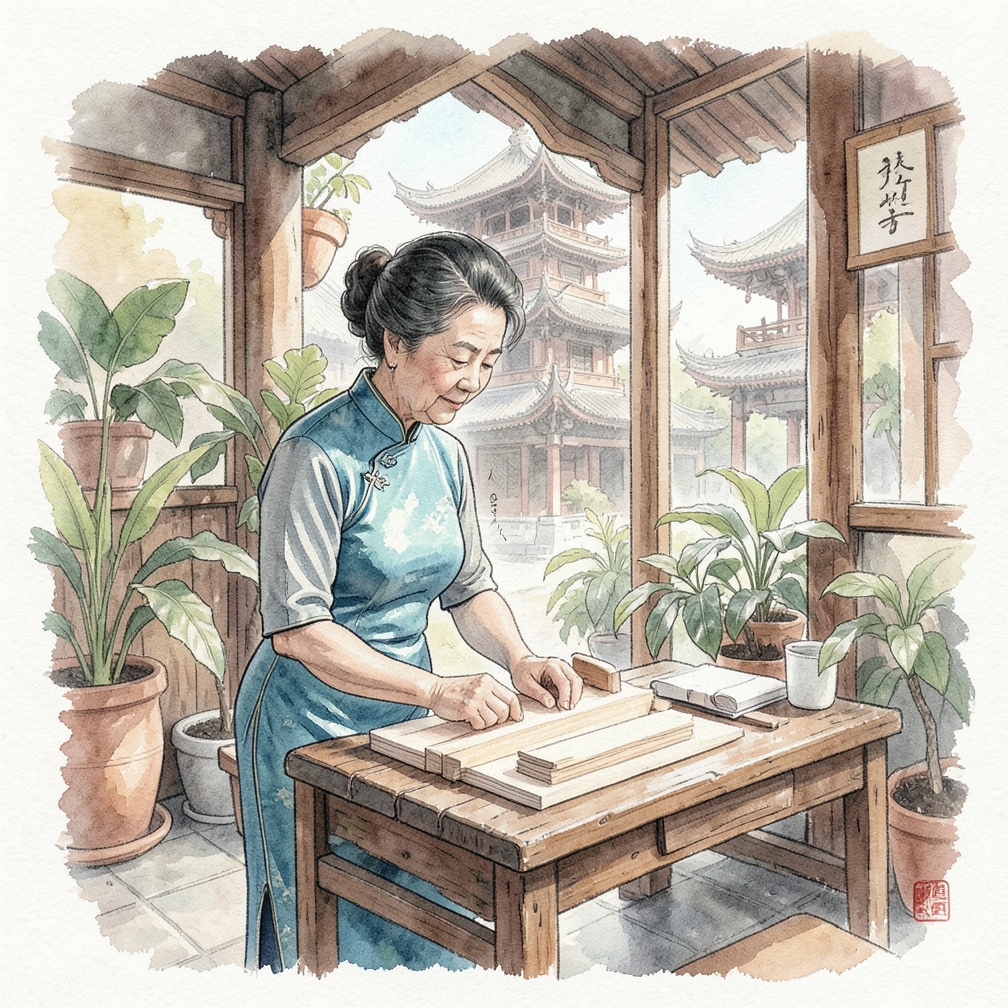 讓木屑填充劑乾燥約2至8小時