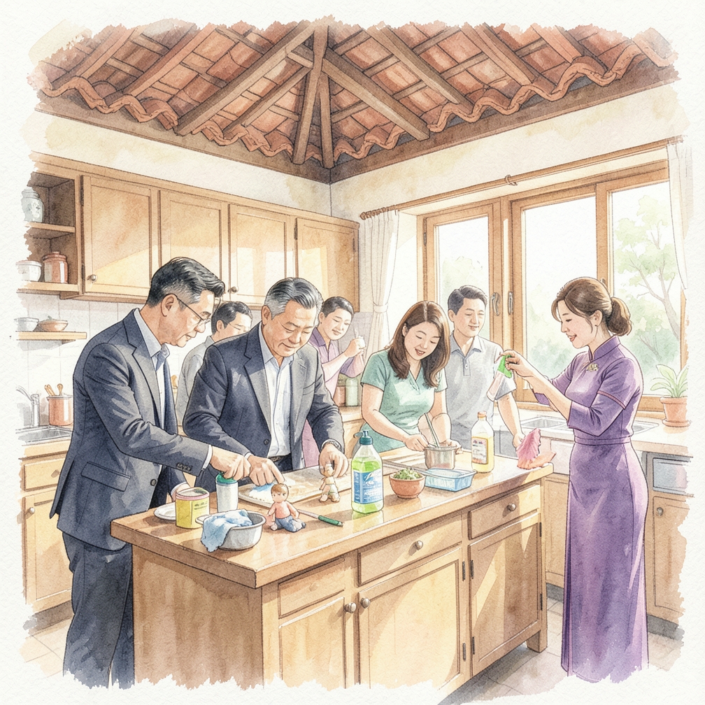 准备清洁工具与材料