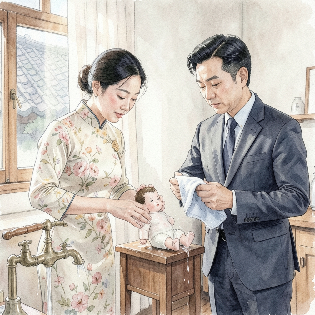 彻底冲洗并干燥