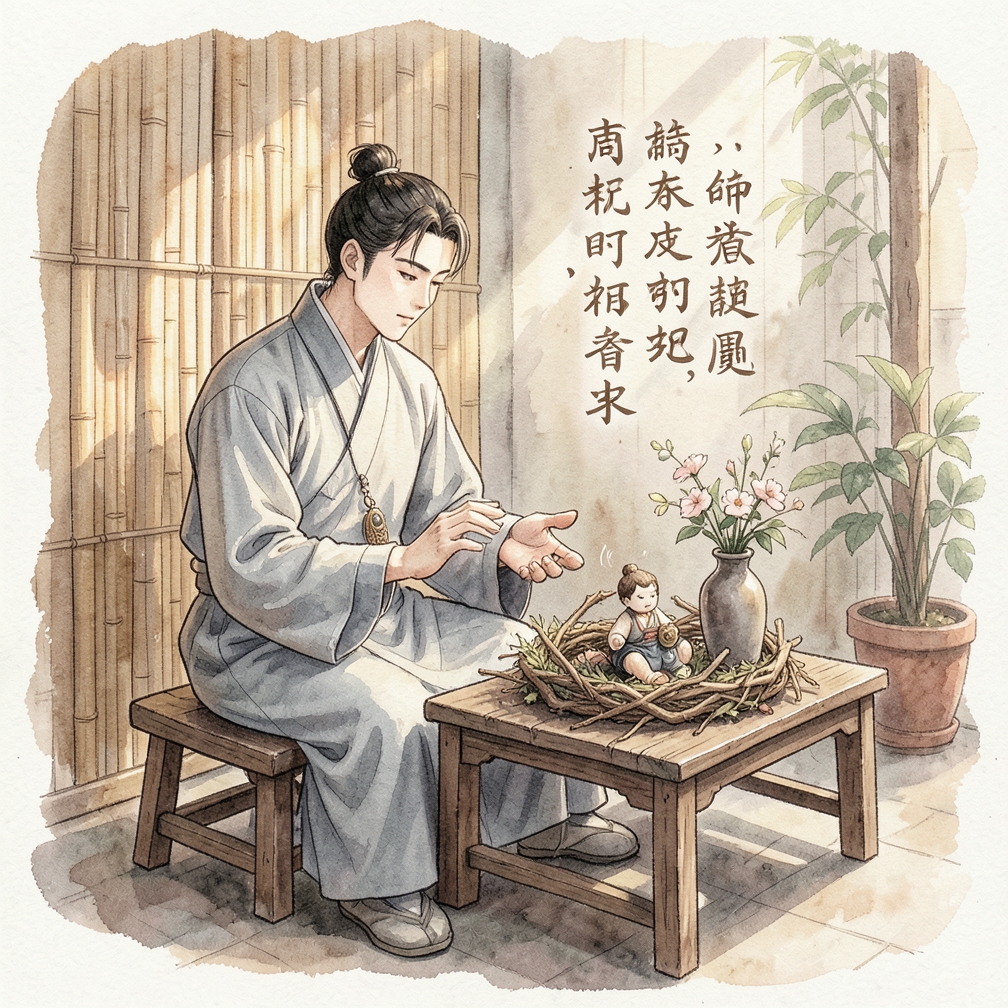 使用神圣符号、诵念祈祷文或进行其他灵性实践，以创建围绕娃娃的保护咒语。