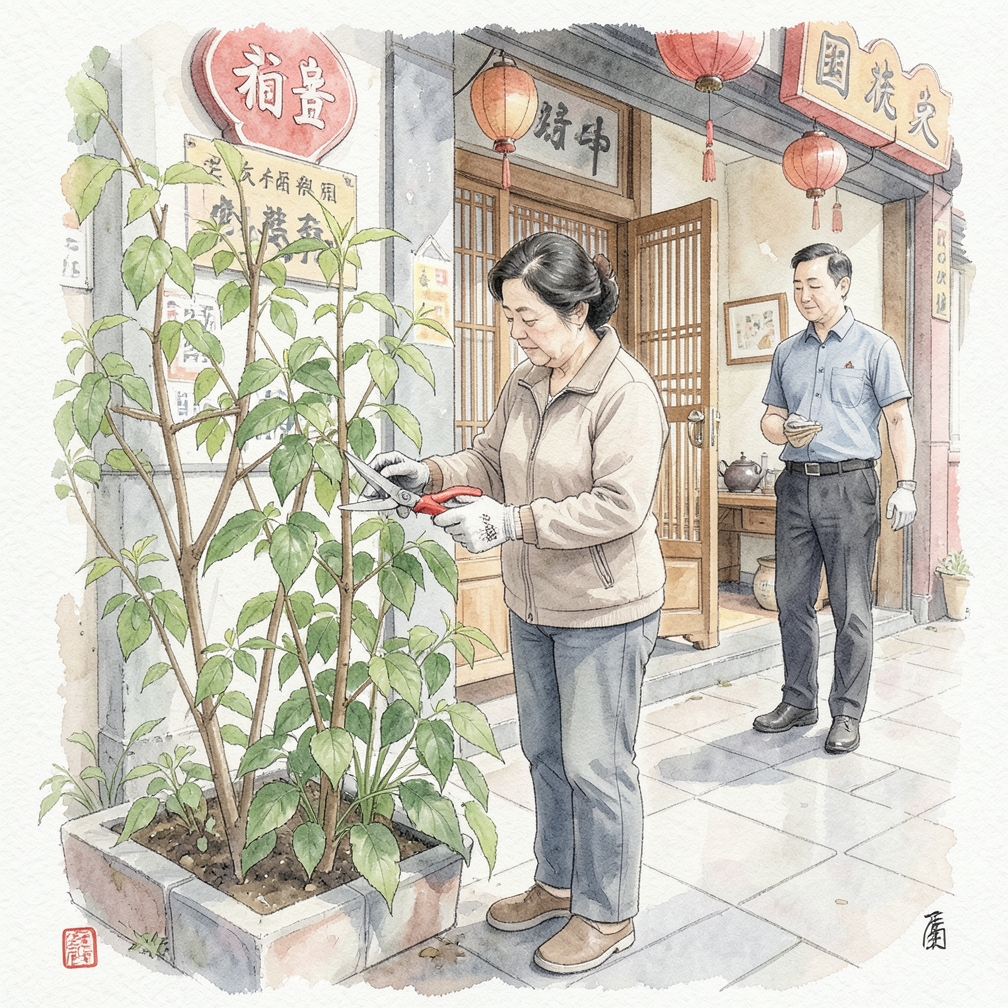 训练植物达到期望的形状