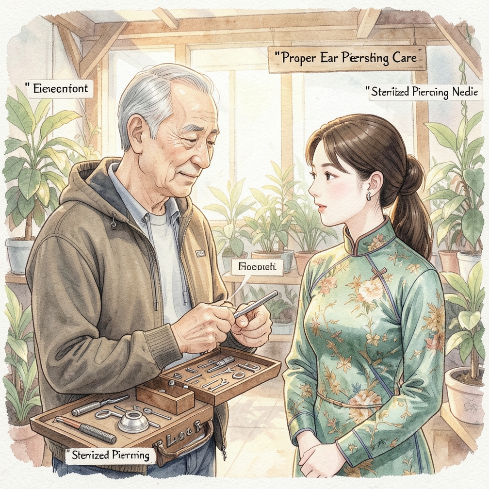 如何正确护理工业耳洞