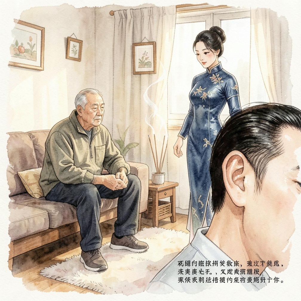 整理髮型與枕套