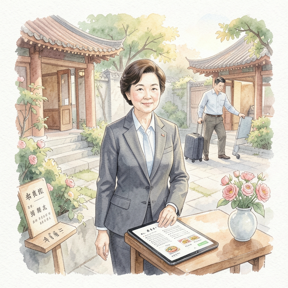如何一步步在酒店点餐