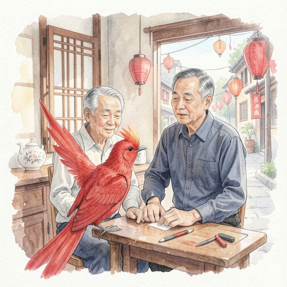 红雀是上帝与你同在的象征