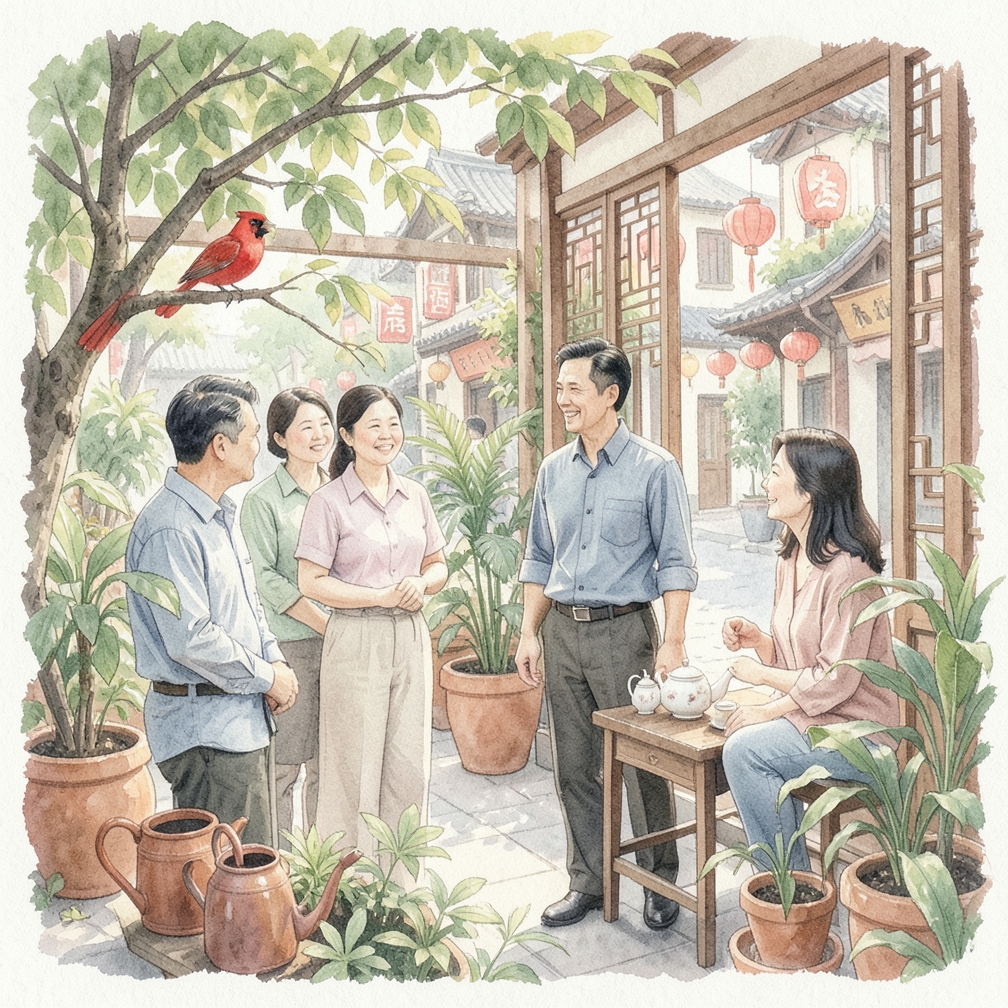 红雀象征着希望与新的开始