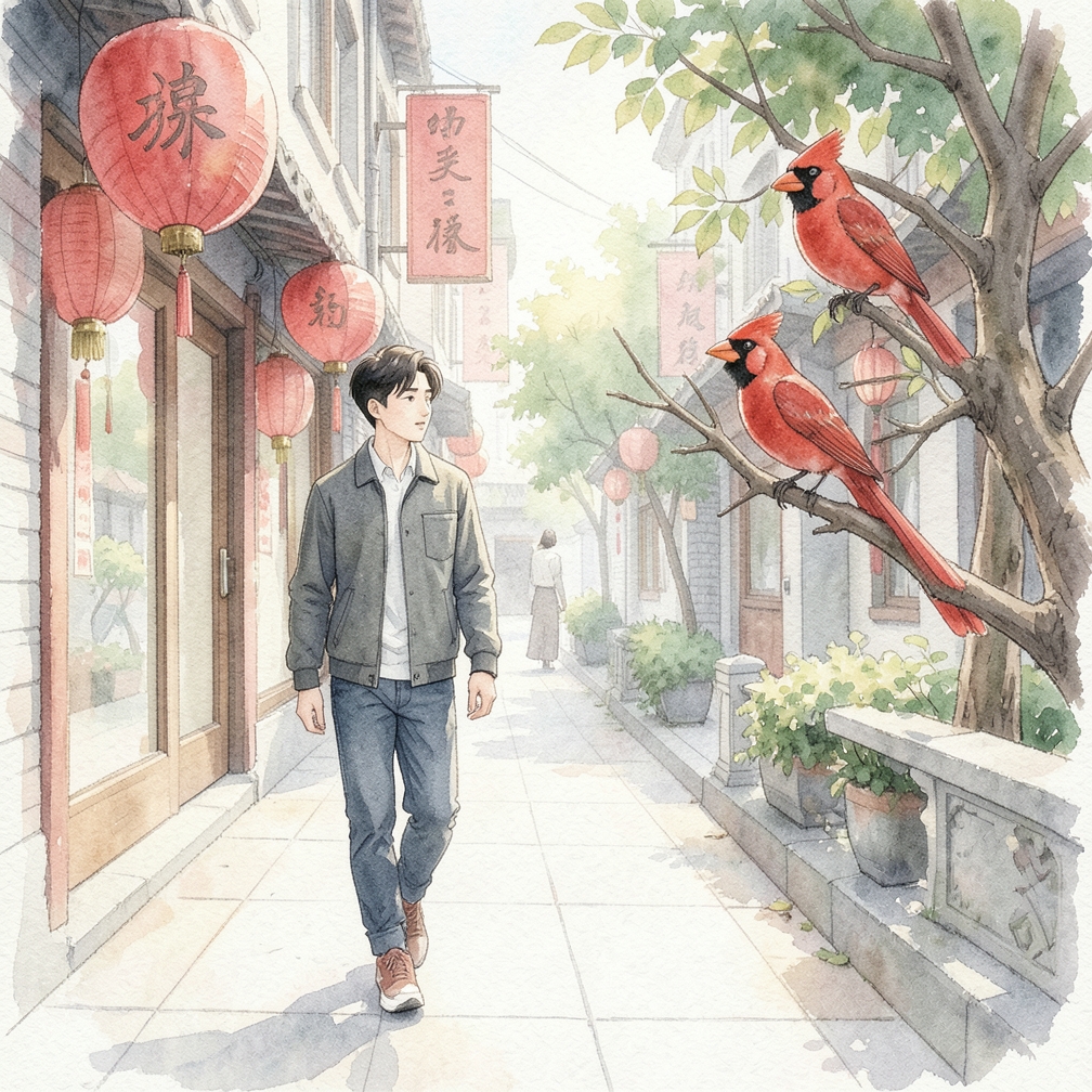 在天主教文化中，红雀象征着神圣的权威