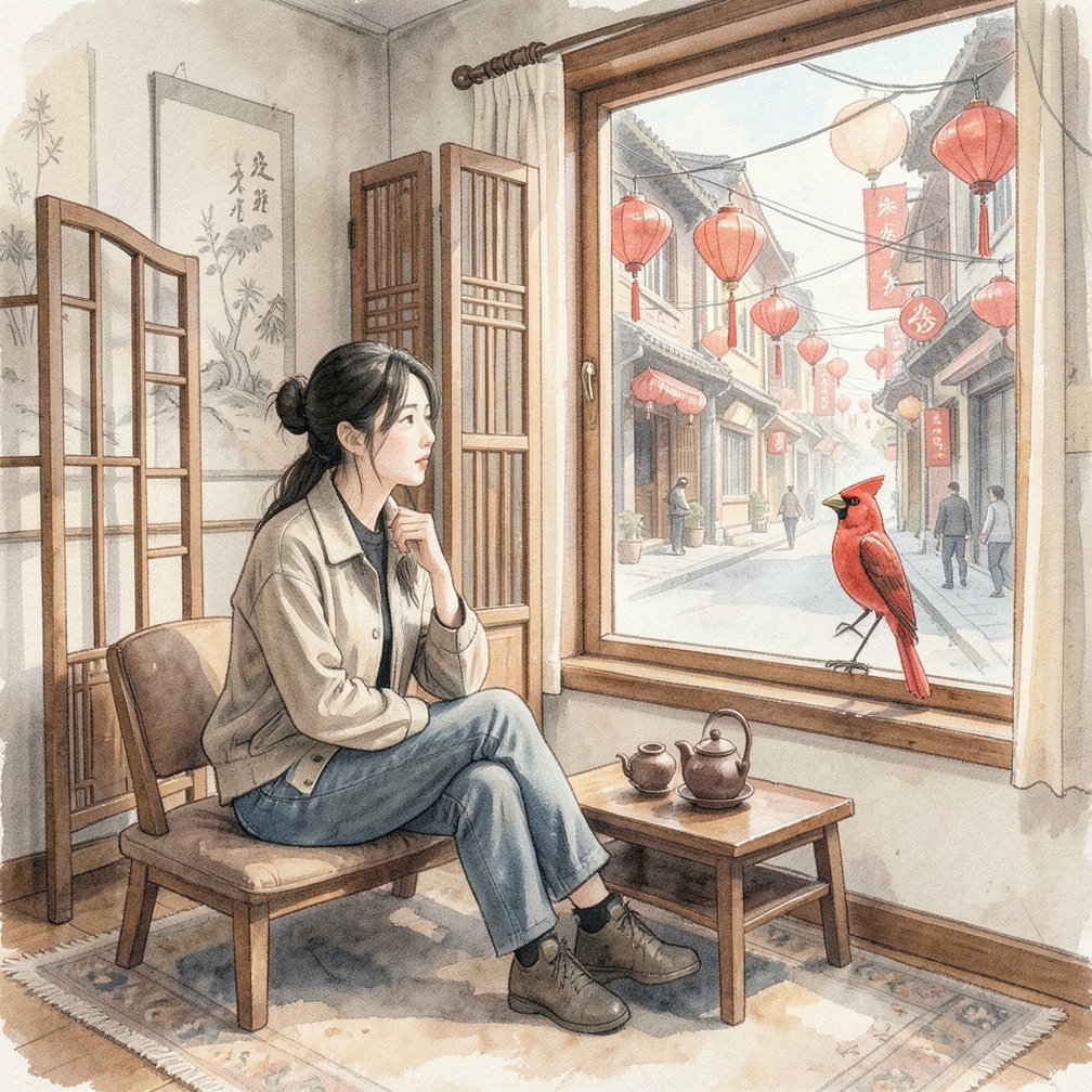 红雀象征着希望与新的开始