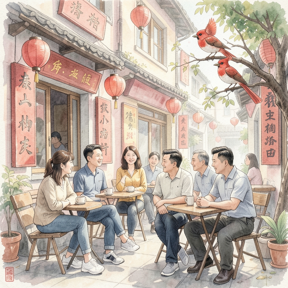红雀是连接生与死的桥梁