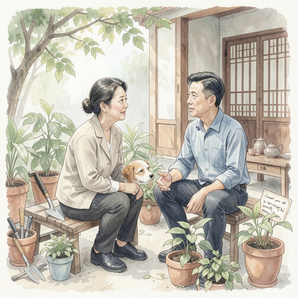 与兽医讨论健康护理