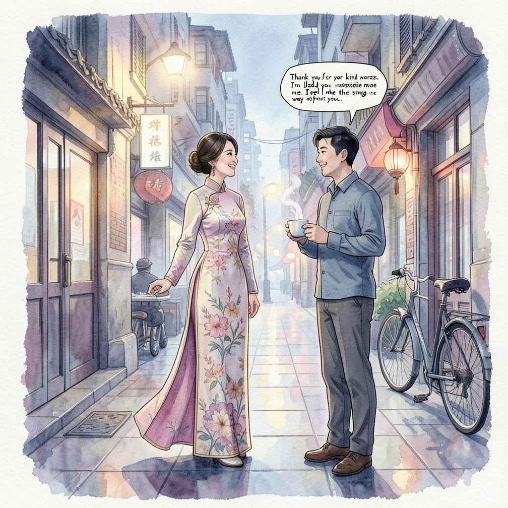 表达感谢与兴趣