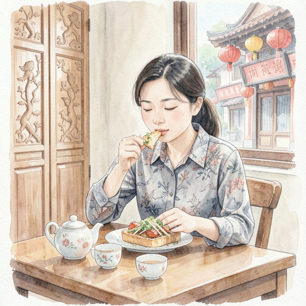 避免进食时说话