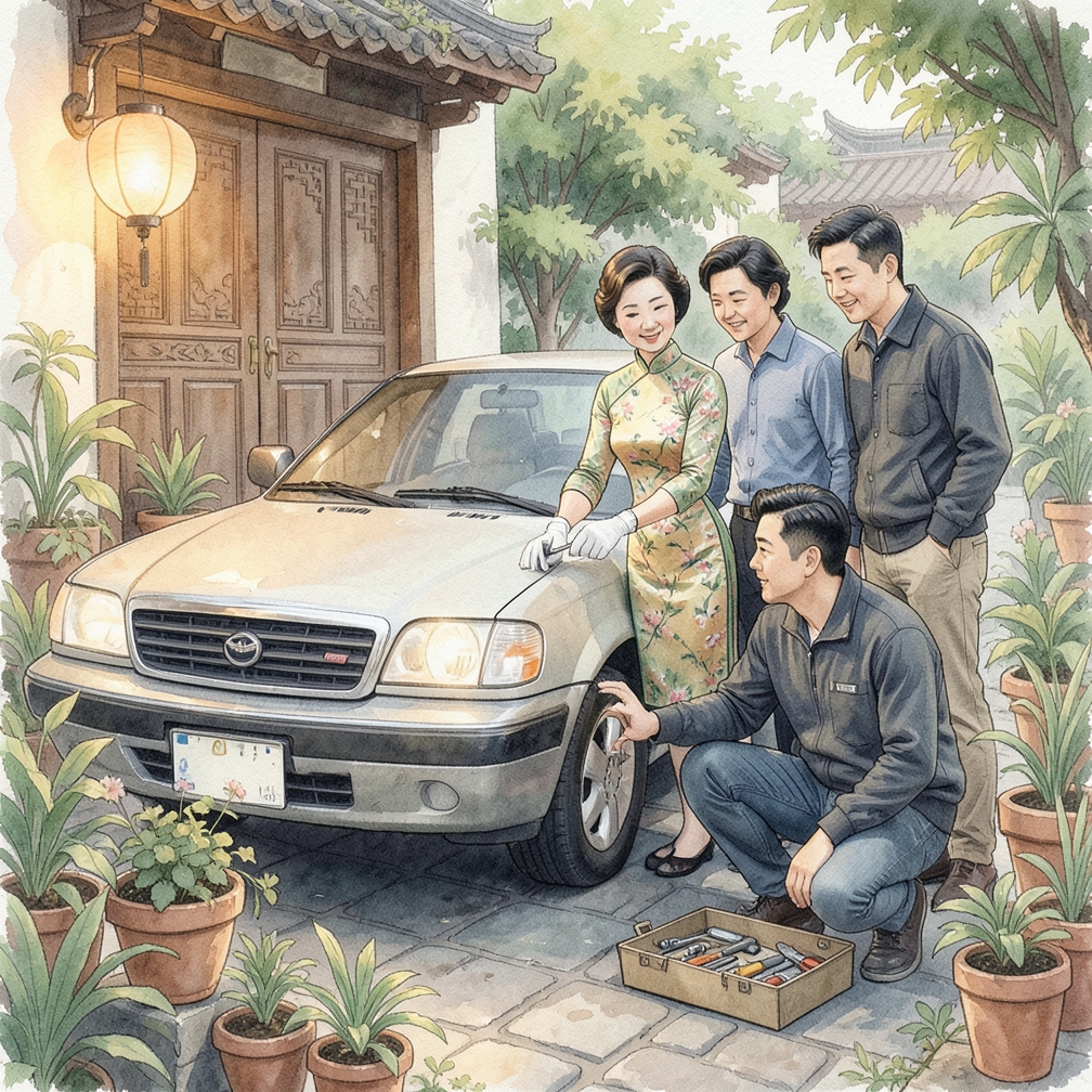 如何更换车灯调节螺丝以提高能见度