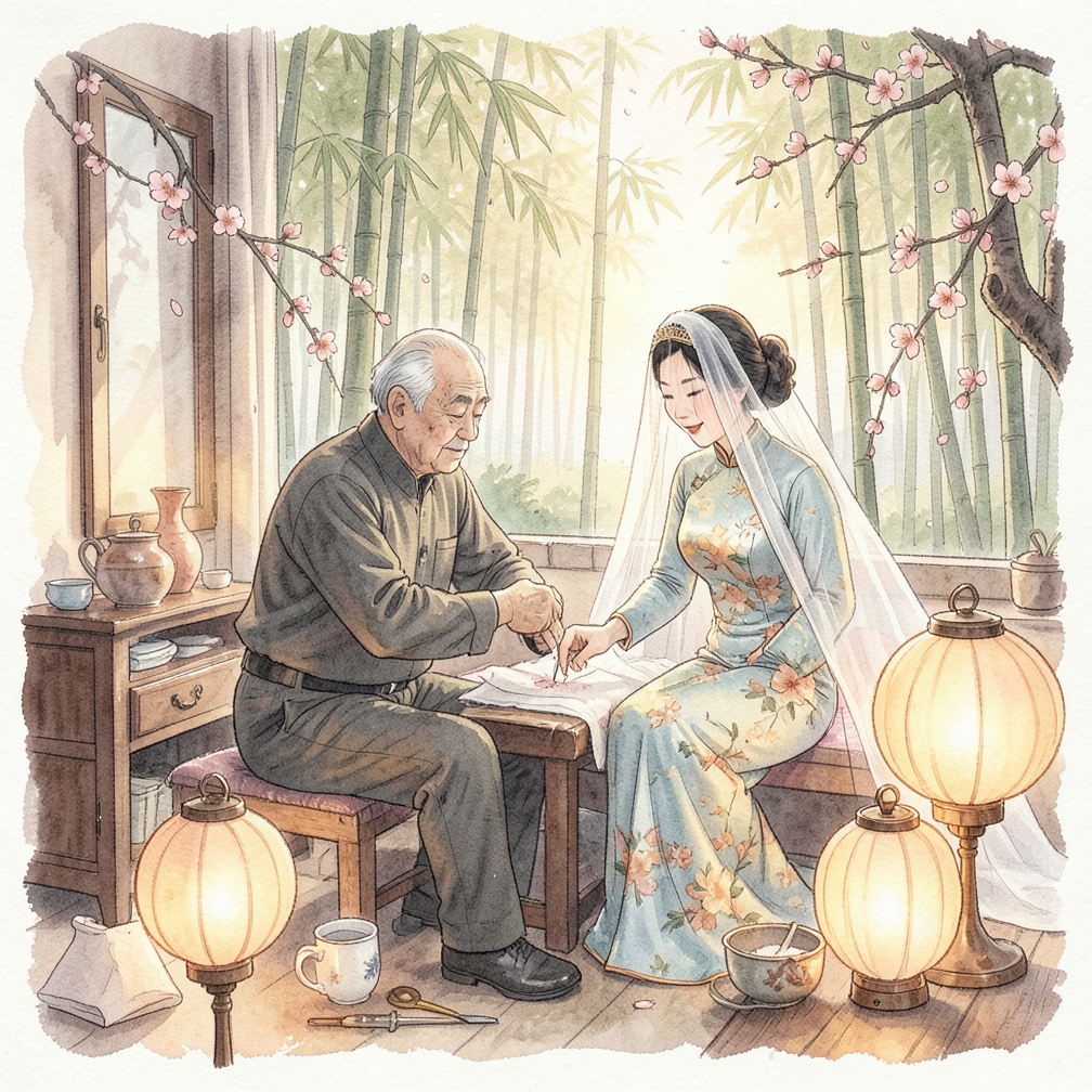 如何逐步制作面纱