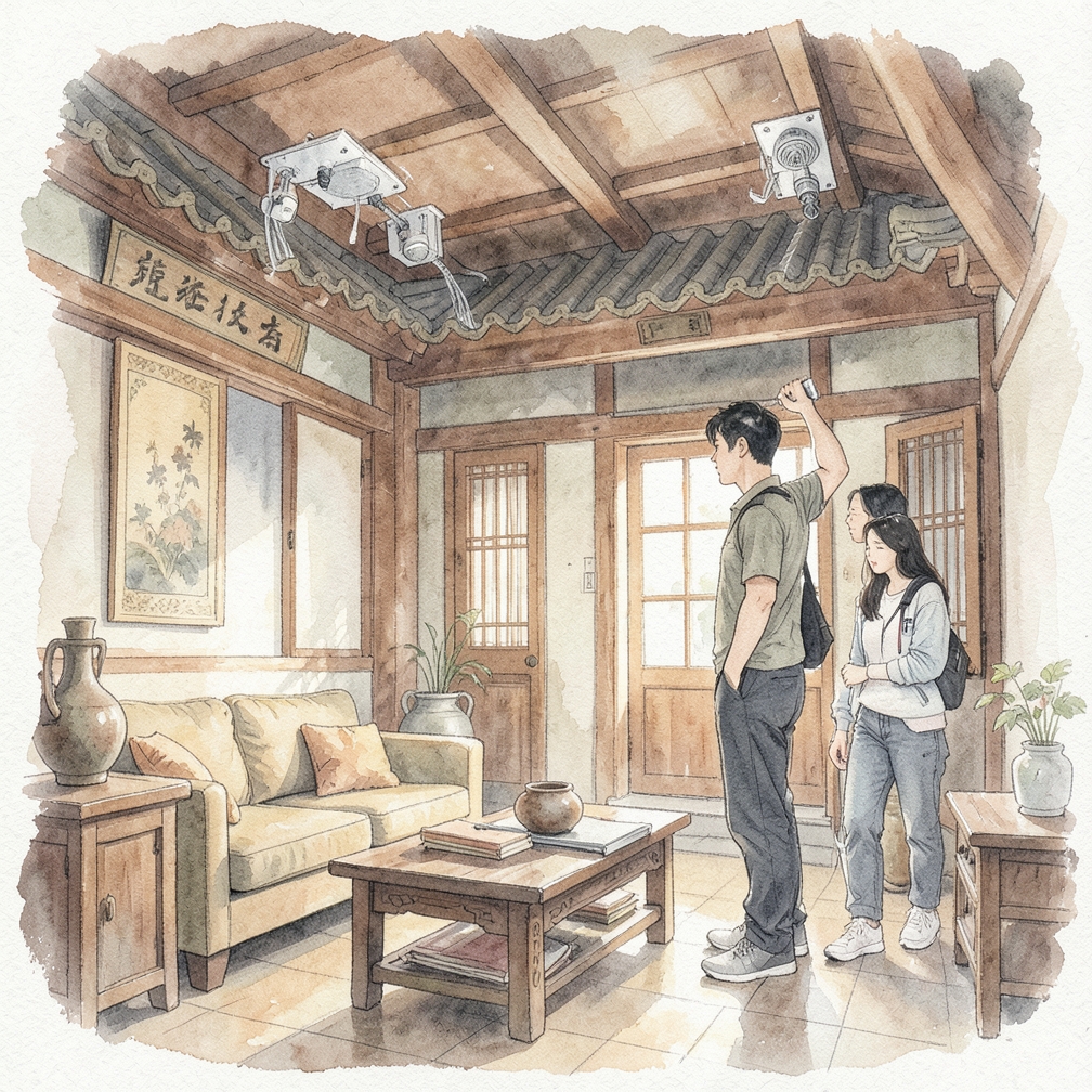 在房間四個角落安裝低頻陷阱