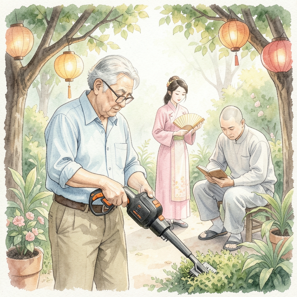 熟悉電推剪的使用