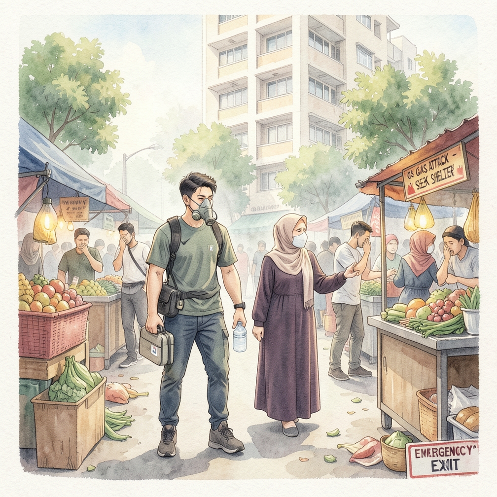 如何在气体攻击中生存：逐步应对指南