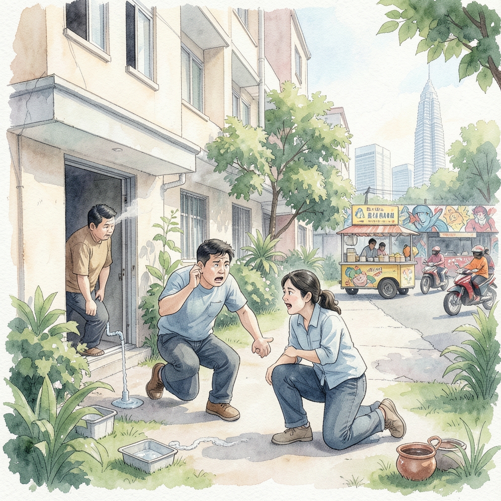 如果在室内检测到气体，立即离开建筑物