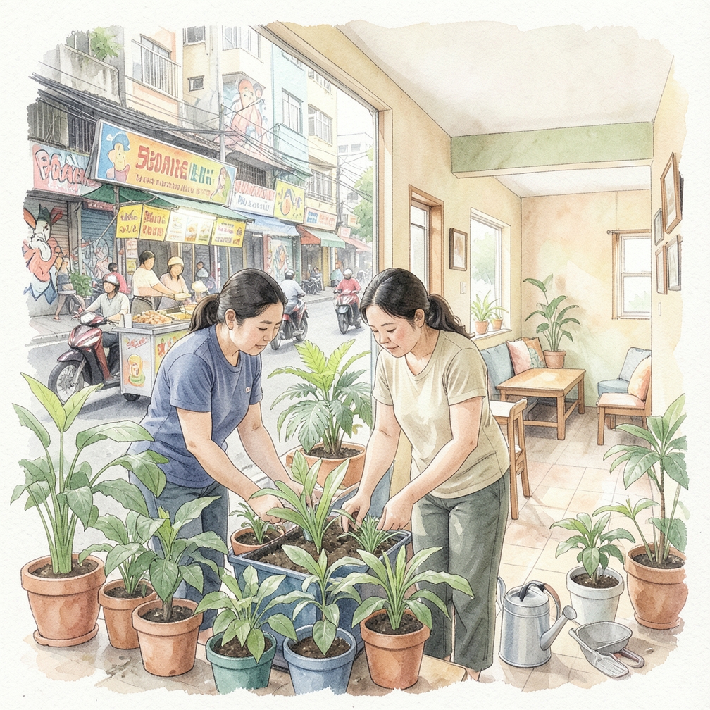 如果在室外看到气体迹象，立即寻找室内避难所