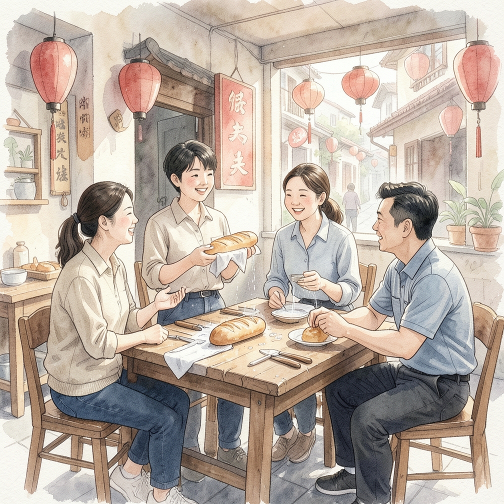 法棍面包的恢复方法对口感的影响