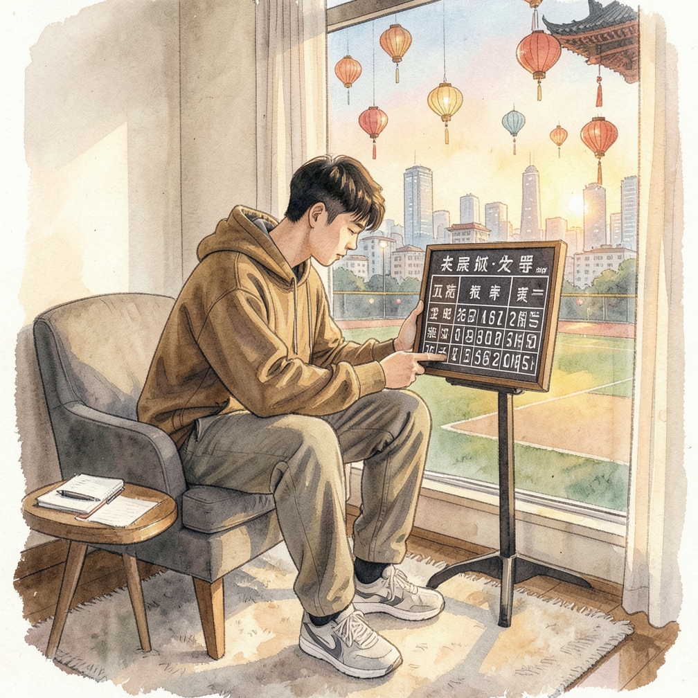 查看软式棒球记分板