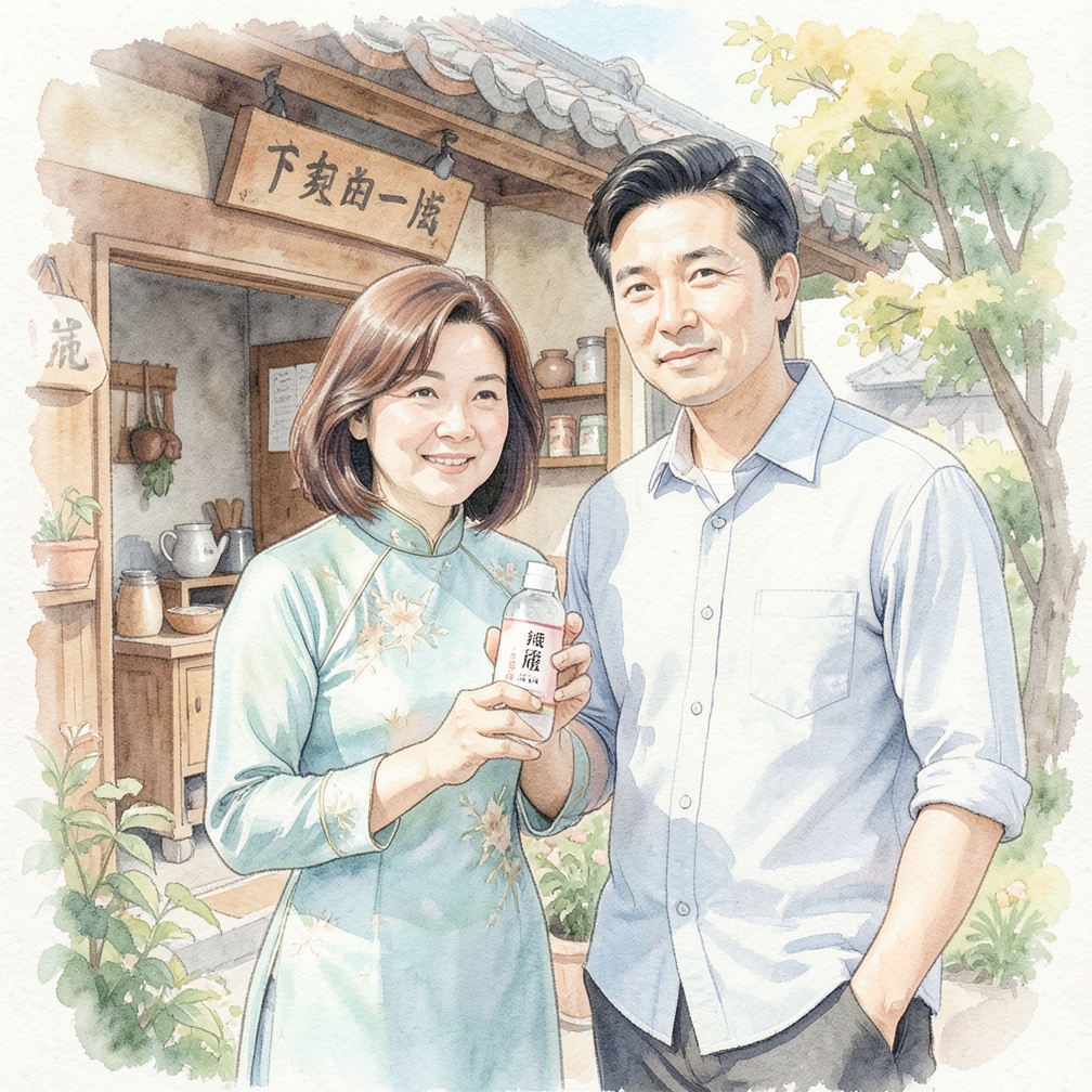 使用染發補色洗發水