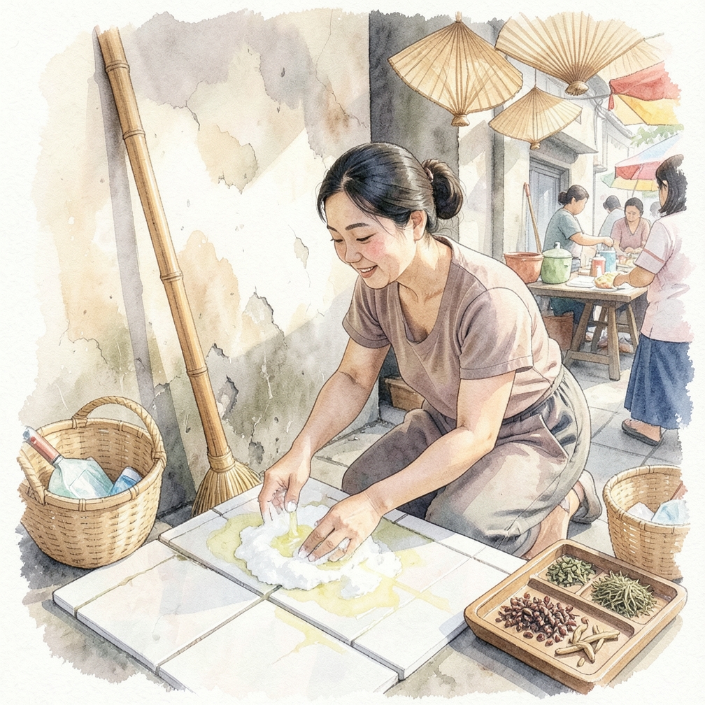 製作小蘇打與醋的混合物