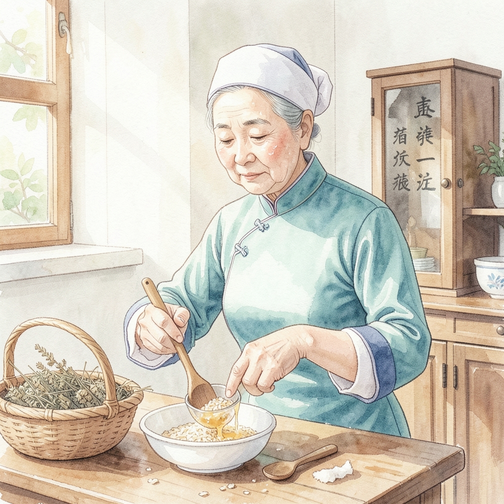 准备和混合天然面膜材料