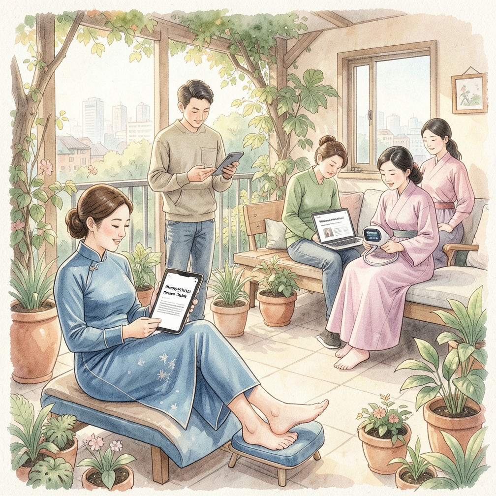 利用科技设备缓解足部神经病变