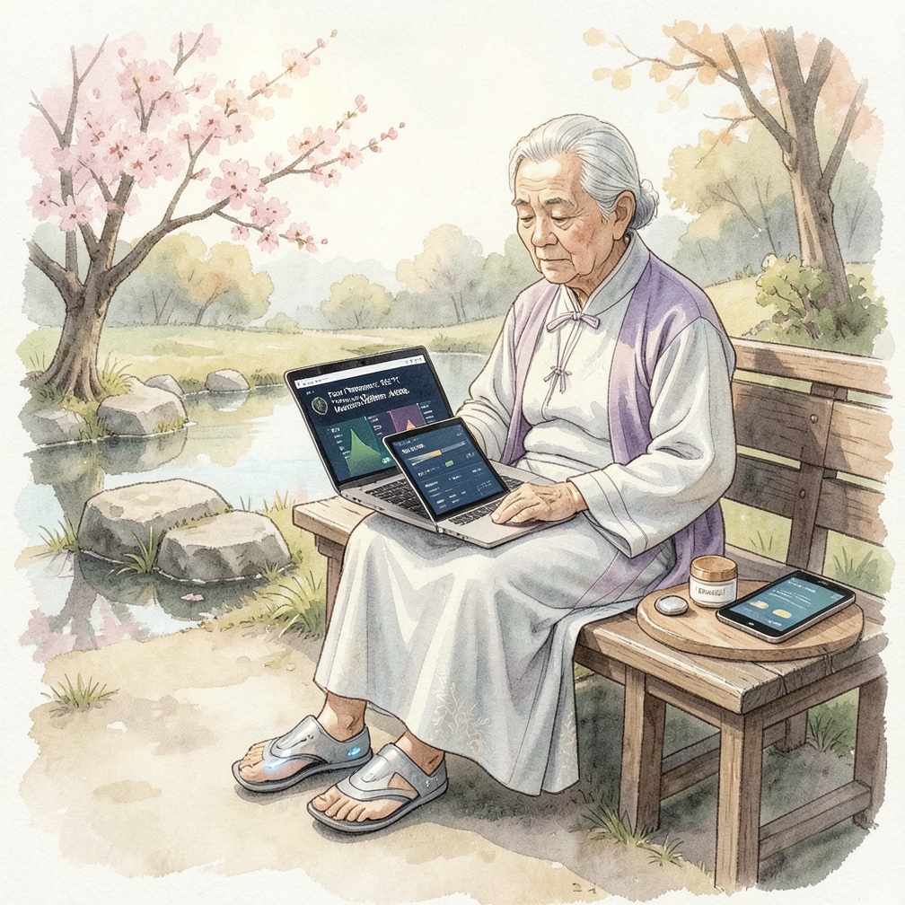 使用智能监测系统跟踪足部状况