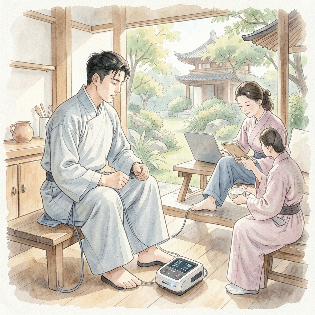 结合中药熏蒸与智能温控设备