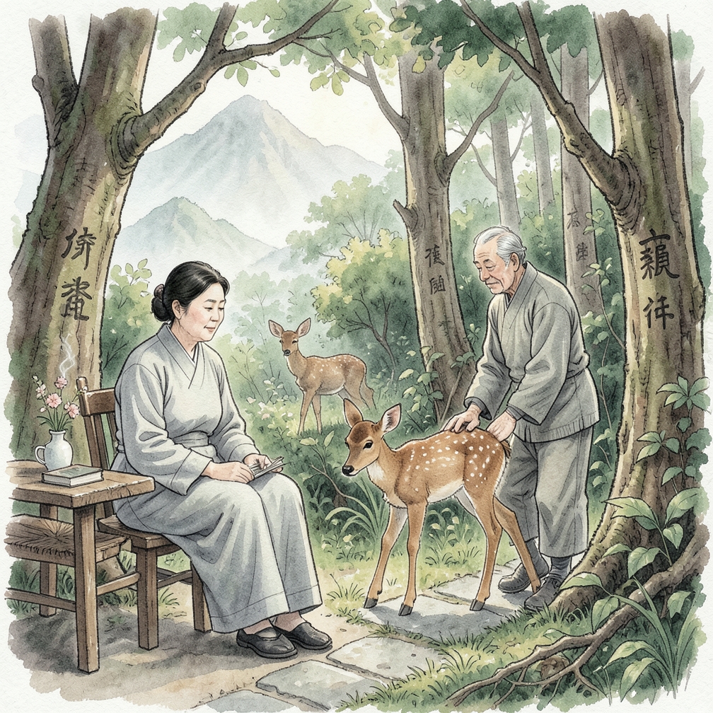 觀察小鹿的腿部是否搖晃