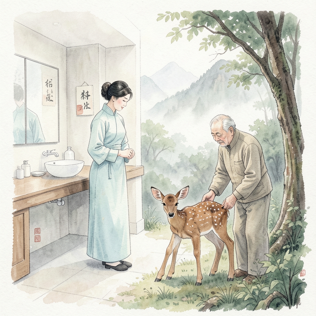 觀察毛發的斑點