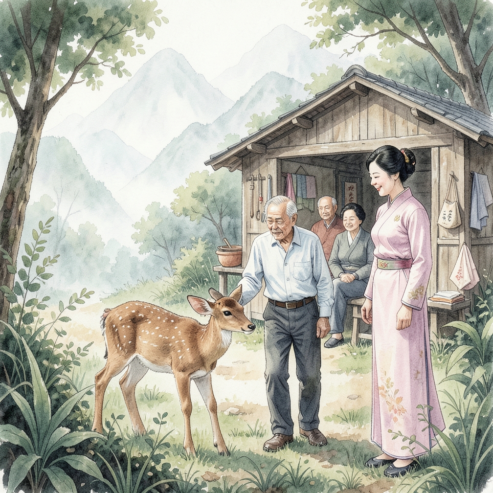 觀察小鹿的行為