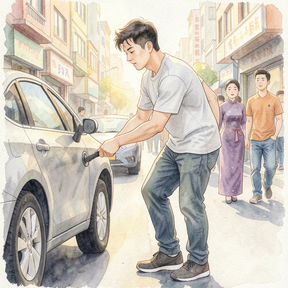 啟動駕駛前鬆開駐車剎車