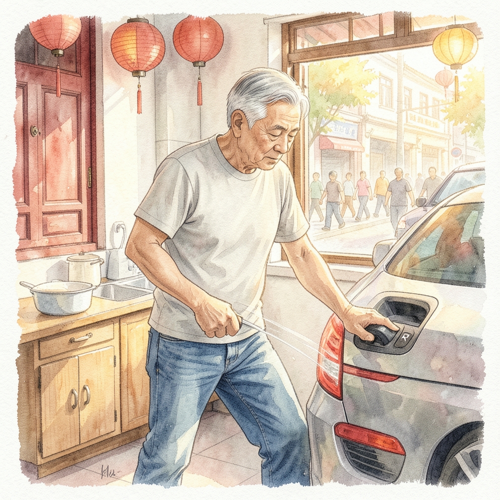 需要倒車時切換至R檔