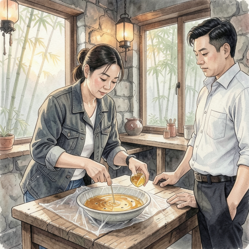 制作醋陷阱