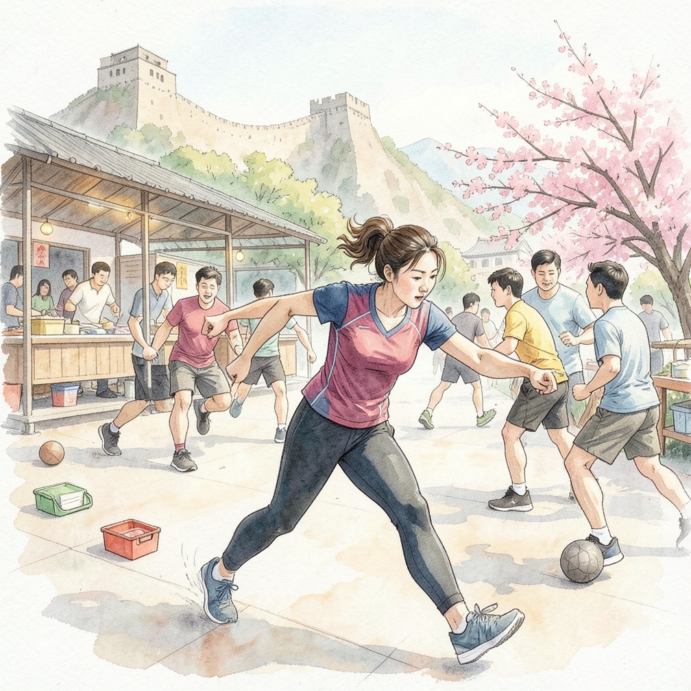 先旋转臀部再带动肩膀