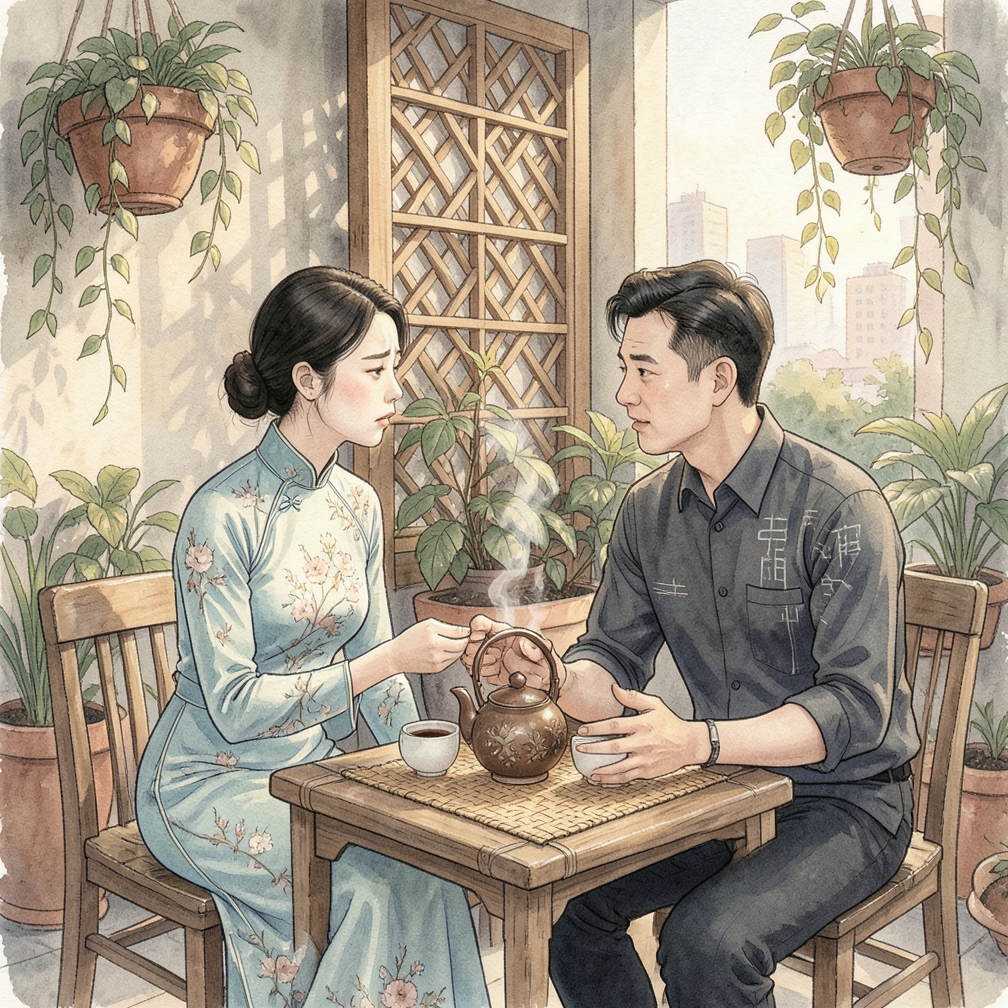 陪伴她，倾听她的感受
